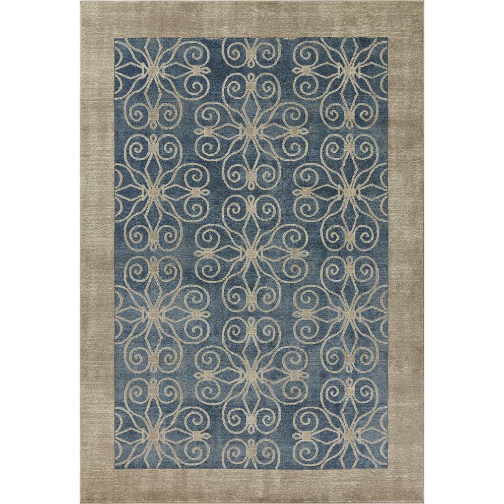 KAS 5810 Libby Langdon Winston 8 Ft. 9 In. X 13 Ft. Rectangle Rug in Teal